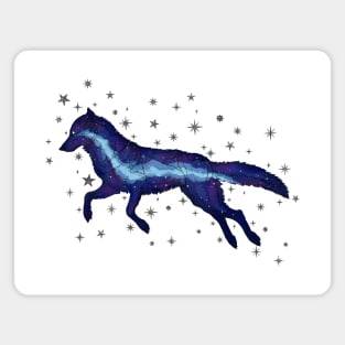 Galaxy Wolf Magnet